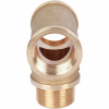 Тройник резьбовой латунный STOUT без покрытия 3/4"x3/4"x3/4" ВНВ