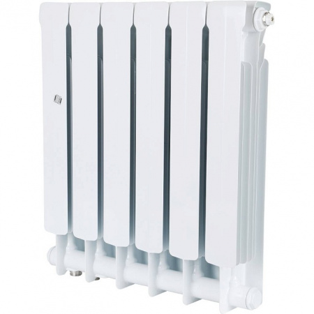 Радиатор биметаллический STOUT SPACE 500х6 секций, нижнее правое подключение