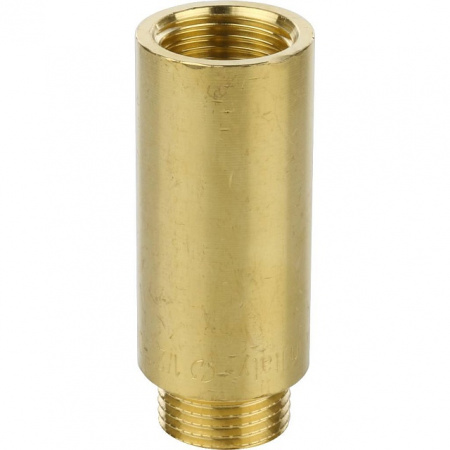 Удлинитель резьбовой латунный STOUT без покрытия 1/2"x55мм ВН