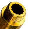 Удлинитель резьбовой латунный STOUT без покрытия 1/2"x40мм ВН