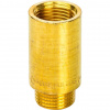 Удлинитель резьбовой латунный STOUT без покрытия 1/2"x40мм ВН