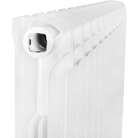 Радиатор алюминиевый STOUT BRAVO 500х12 секций, нижнее правое подключение