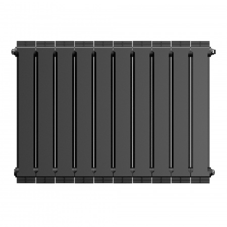 Радиатор биметаллический ROYAL THERMO PIANOFORTE NOIR SABLE NEW 500x10 секций, черный