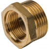 Футорка резьбовая латунная STOUT без покрытия 1"x3/4" ВН