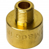 Муфта переходная резьбовая латунная STOUT без покрытия 1/4"x1/8" ВН