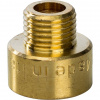 Муфта переходная резьбовая латунная STOUT без покрытия 1/2"x1/4" ВН