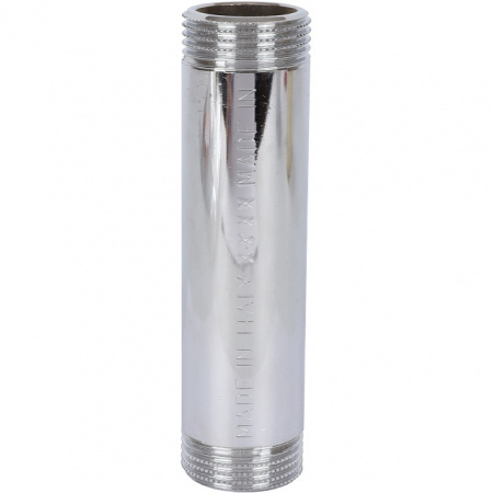 Бочонок резьбовой латунный STOUT хром 1"x125мм