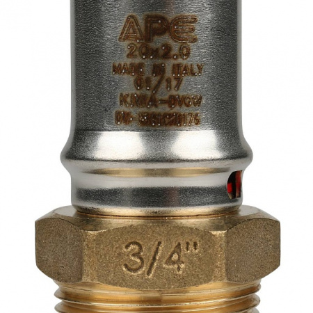 МП Муфта резьбовая пресс для металлопласта STOUT Ø20х3/4" Н