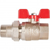 Кран шаровой с американкой STOUT бабочка EPDM 3/4"