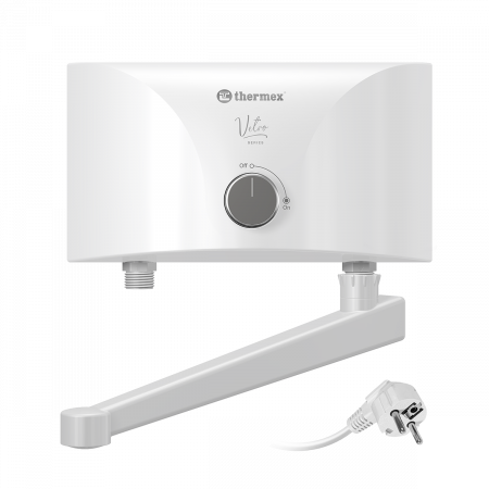 Водонагреватель проточный электрический THERMEX VETRO 3500 tap (ЭдЭБ04859)