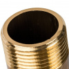 Сгон резьбовой латунный STOUT без покрытия 3/4"x100мм
