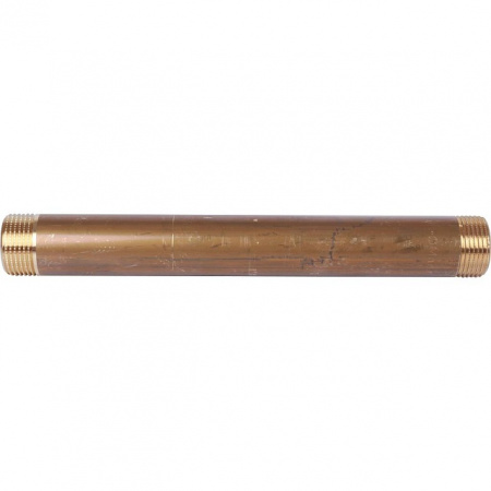 Бочонок резьбовой латунный STOUT без покрытия 3/4"x200мм