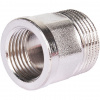 Переход под ключ резьбовой латунный STOUT никель 1/2"х3/4" ВН