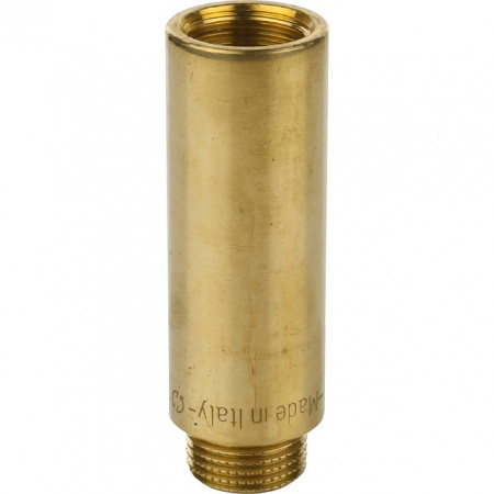 Удлинитель резьбовой латунный STOUT без покрытия 1/2"x70мм ВН