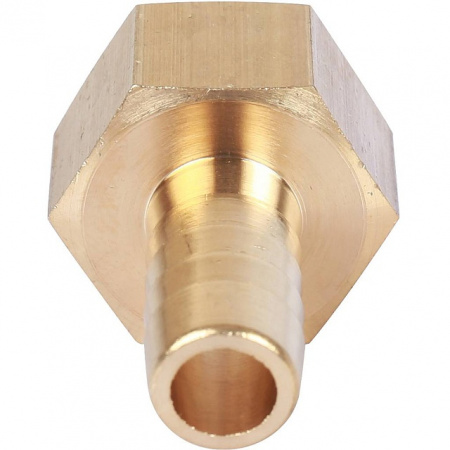 Штуцер резьбовой латунный STOUT без покрытия 1/2"x12мм В