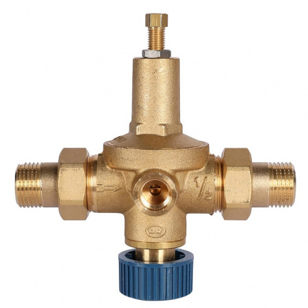 Клапан подпиточный автоматический STOUT 1/2 НР/НР с выходом под манометр 0524.115