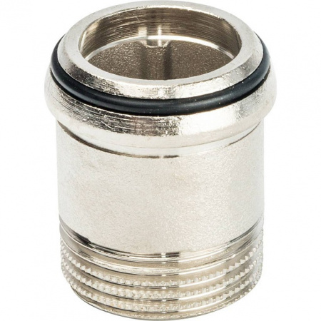 Американка ПРЯМАЯ резьбовая латунная (с прокладкой o-ring) STOUT никель 3/4" ВН