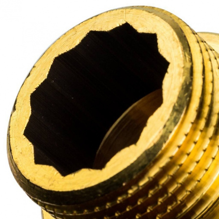 Удлинитель резьбовой латунный STOUT без покрытия 3/4"x25мм ВН