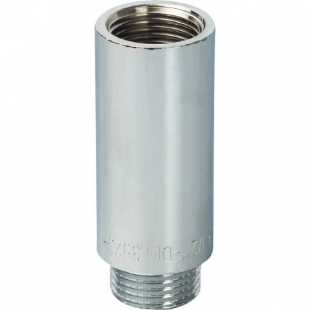 Удлинитель резьбовой латунный STOUT хром 1/2"x55мм ВН