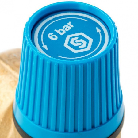 Клапан предохранительный для систем водоснабжения STOUT 1/2" (6 бар)