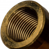 Муфта резьбовая латунная STOUT без покрытия 3/8"