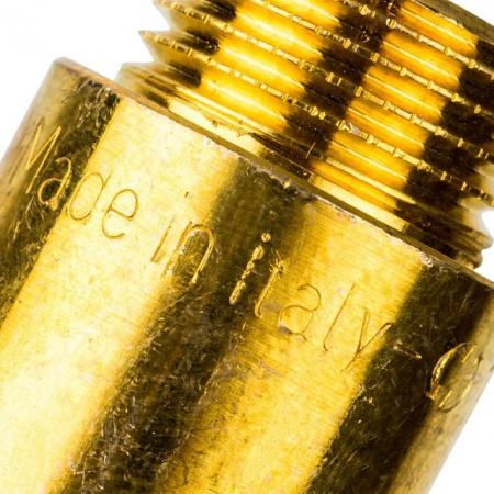 Удлинитель резьбовой латунный STOUT без покрытия 1/2"x25мм ВН
