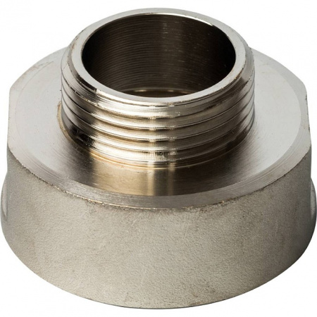 Муфта переходная резьбовая латунная STOUT никель 11/2"x1" ВН