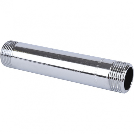 Бочонок резьбовой латунный STOUT хром 3/4"x125мм