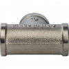Тройник резьбовой латунный STOUT никель 3/8" В