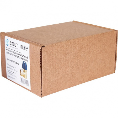 Клапан предохранительный для систем водоснабжения STOUT 1"x11/4" (10 бар) (477.399)