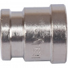 Муфта переходная резьбовая латунная STOUT никель 3/8"X1/4" В