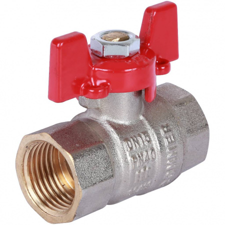 Кран шаровой ROMMER бабочка 1/2" ВВ