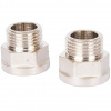 Переход под ключ резьбовой латунный STOUT никель 1/2"х1/2" ВН