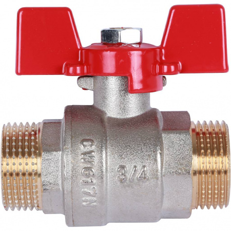 Кран шаровой ROMMER бабочка 3/4" НН