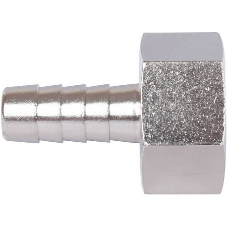 Штуцер резьбовой латунный STOUT никель 1/2"x10мм В