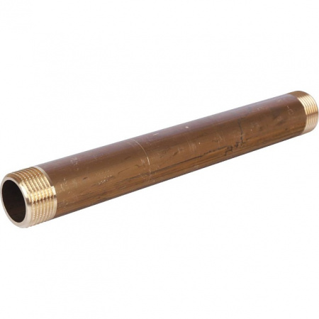 Бочонок резьбовой латунный STOUT без покрытия 3/4"x200мм