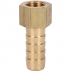 Штуцер резьбовой латунный STOUT без покрытия 1/8"x10мм В