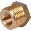 Футорка резьбовая латунная STOUT без покрытия 3/8"x1/8" ВН