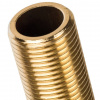 Сгон резьбовой латунный STOUT без покрытия 1/2"x200мм