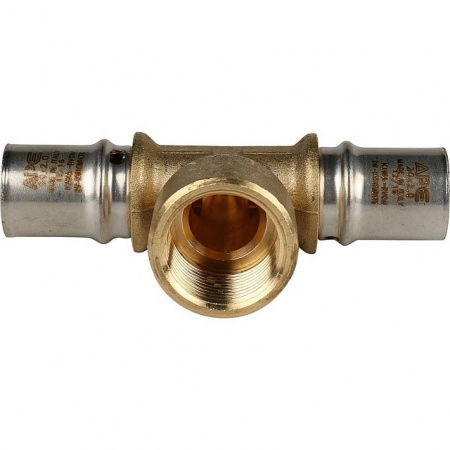 МП Тройник резьбовой пресс для металлопласта STOUT Ø20х3/4"х20 В