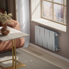 Радиатор биметаллический ROYAL THERMO PIANOFORTE SILVER SATIN 300x8 секций, серый