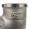 Угол резьбовой латунный STOUT никель 1/2" В