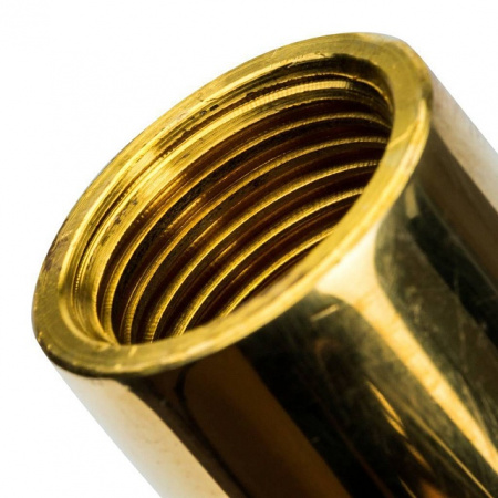 Удлинитель резьбовой латунный STOUT без покрытия 1/2"x80мм ВН
