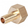 Штуцер резьбовой латунный STOUT без покрытия 1/2"x12мм В