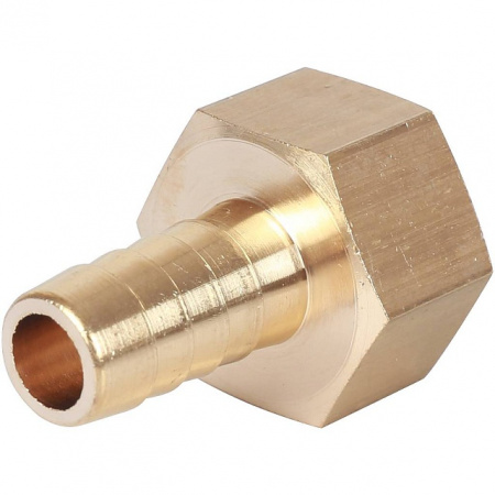 Штуцер резьбовой латунный STOUT без покрытия 1/2"x12мм В