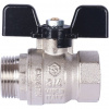 Кран шаровой STOUT бабочка 3/4" ВН, стандартный проход