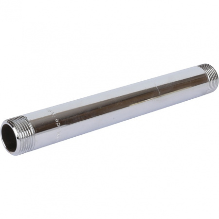 Бочонок резьбовой латунный STOUT хром 3/4"x200мм