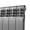 Радиатор биметаллический ROYAL THERMO BILINER SILVER SATIN 500x12 секций, серый