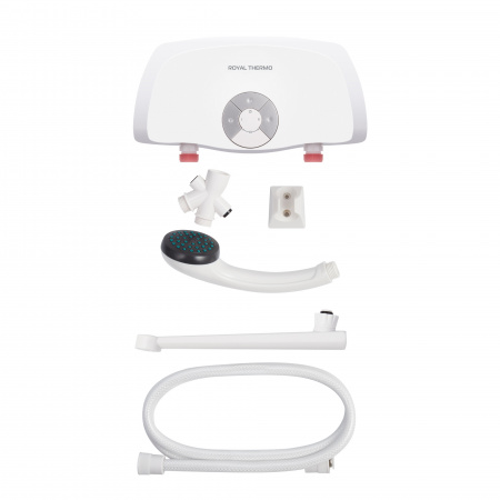 Водонагреватель проточный электрический ROYAL THERMO TS (5,5 kW) - кран+душ (НС-1588906)