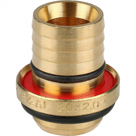 МЦ Тройник переходной цанга для металлопласта STOUT Ø26х20х20